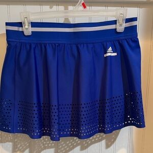 Adidas Women's Blue Perforated Tennis or pickle ball Skirt